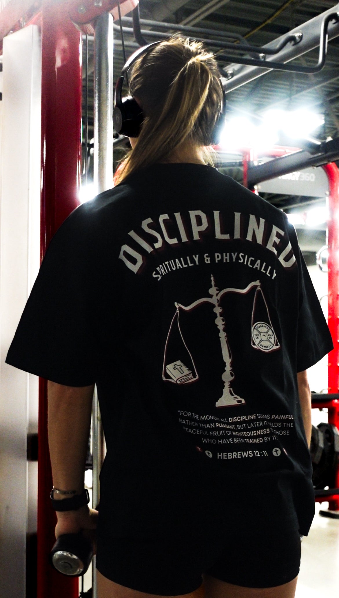 Disciplined Spiritually & Physically Oversized Tee